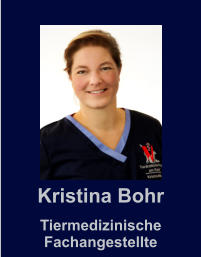 Kristina Bohr Tiermedizinische Fachangestellte