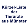 K�rzel-Liste  der  Tier�rzte  aus M�nster